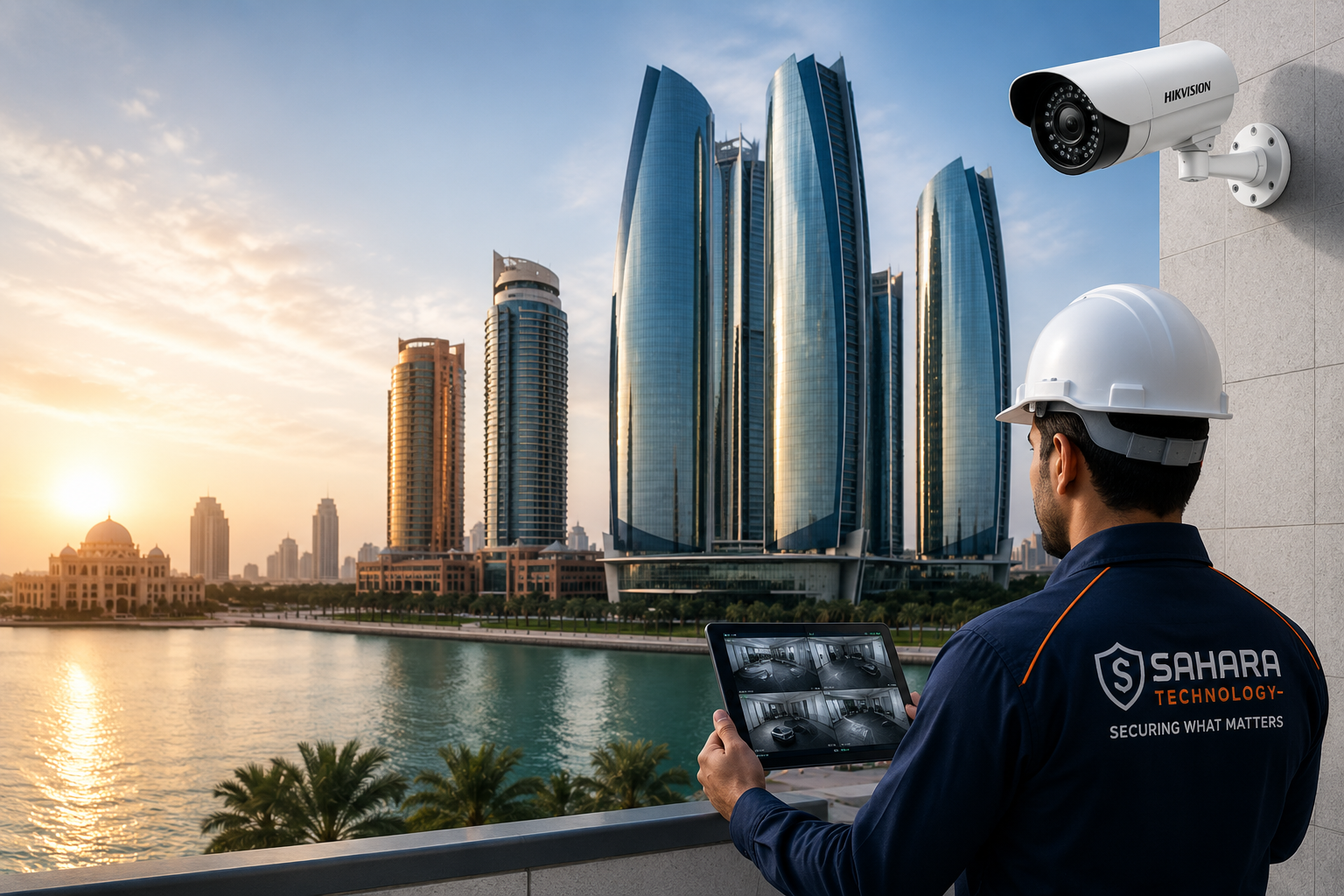 Sahara Technology security and CCTV solutions in Abu Dhabi